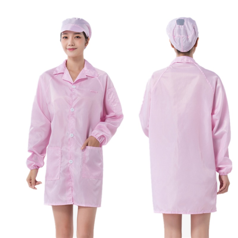 ESD polyester smock